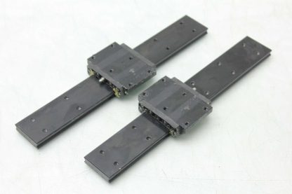 2 THK SHW17 Caged Ball Linear Motion Guide Rails 4 Blocks 230mm Long AP C Used 182483542946
