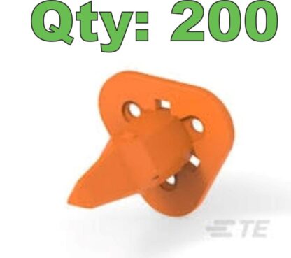(200) New TE Connectivity / Deutsch W3S Orange DT Wedgelock Female 3 Position - New - Image 7