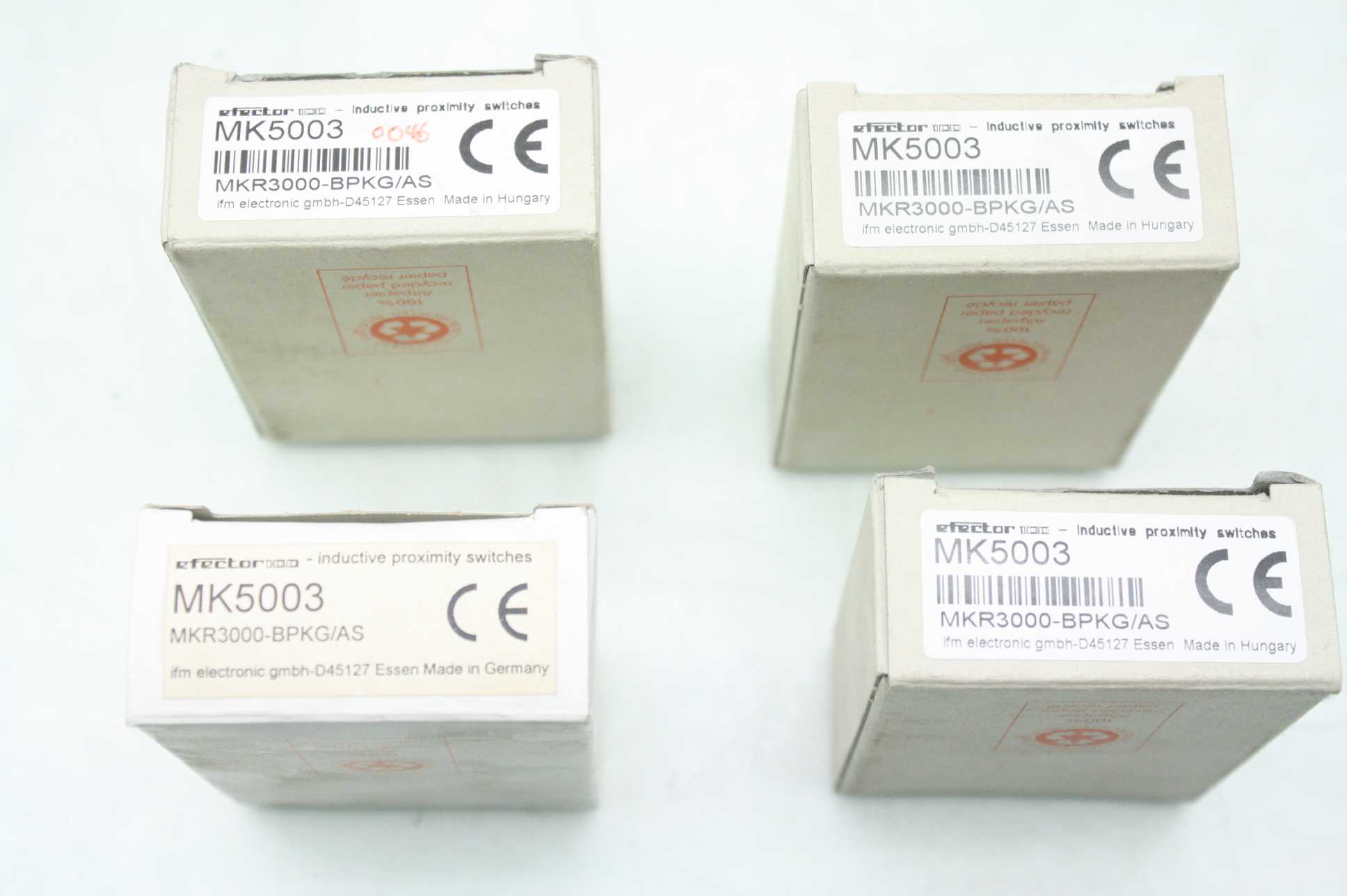 4 NIB IFM MK5003 / Inductive Proximity Switches / 10-30VDC / 300mA / Cylinders - New - Image 10