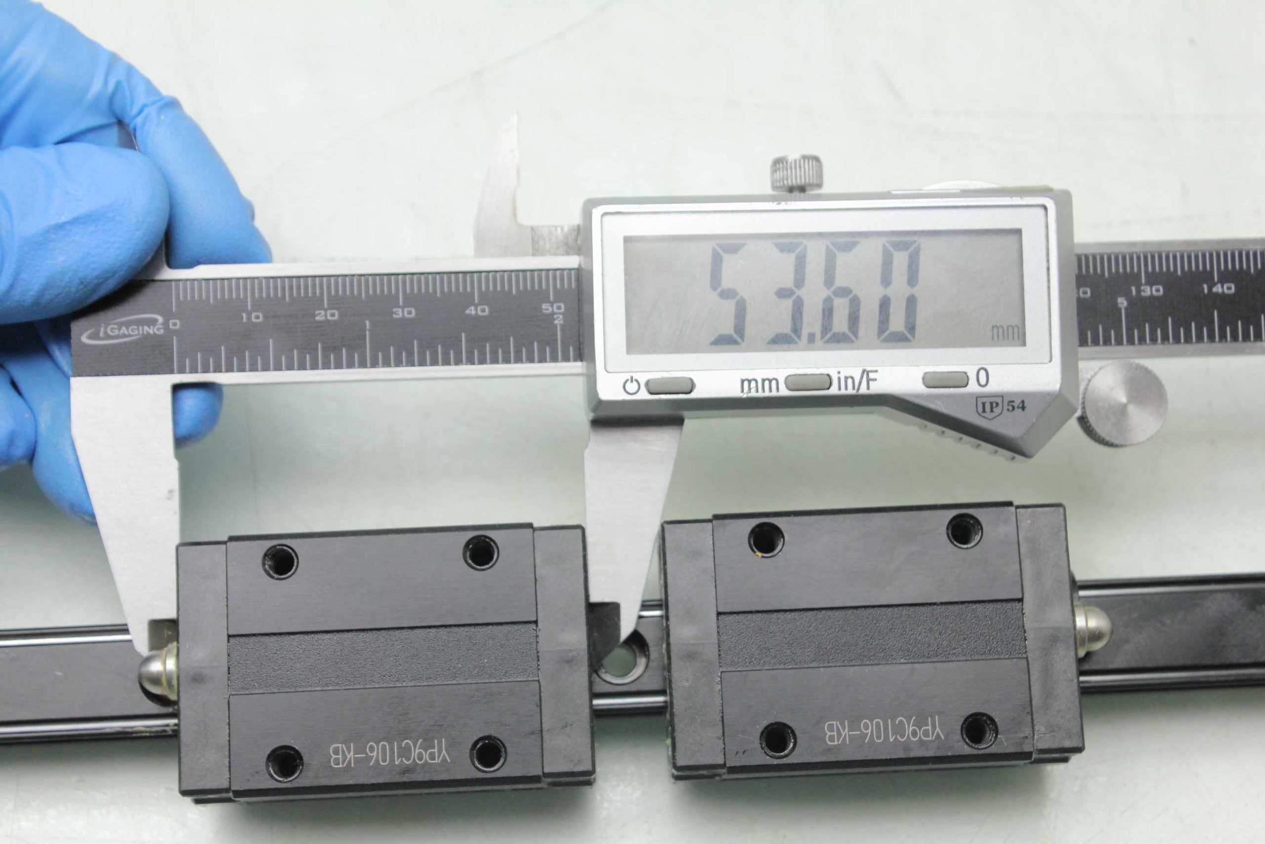 4 THK SSR15 Caged Ball Linear Bearings 2 Stainless Steel Linear Rails 330mm - Used - Image 12