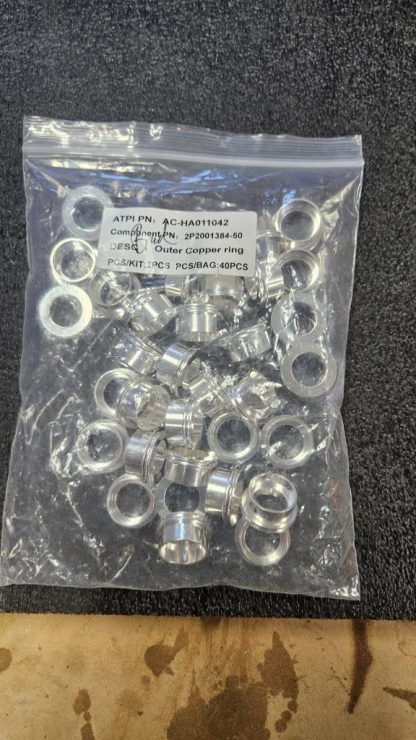 (40) New Amphenol 2P2001384-50 Outer Copper Ring for ATPI Powerlok Connector - New - Image 6
