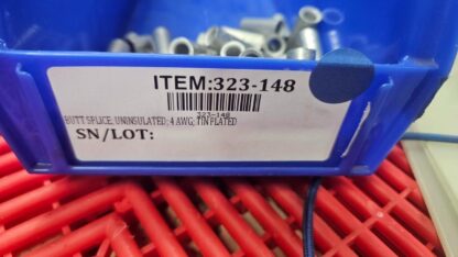 (46) Molex MX-ETC F-4 4 AWG Non-Insulated Solid Copper Tinned Butt Splice - New - Image 14