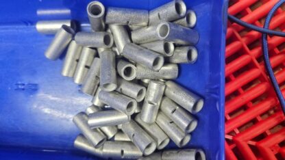 (46) Molex MX-ETC F-4 4 AWG Non-Insulated Solid Copper Tinned Butt Splice - New - Image 5