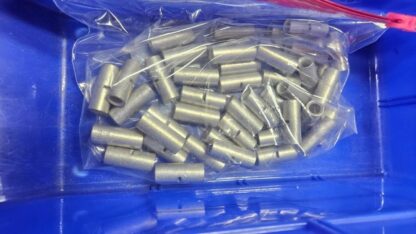 (46) Molex MX-ETC F-4 4 AWG Non-Insulated Solid Copper Tinned Butt Splice - New - Image 6