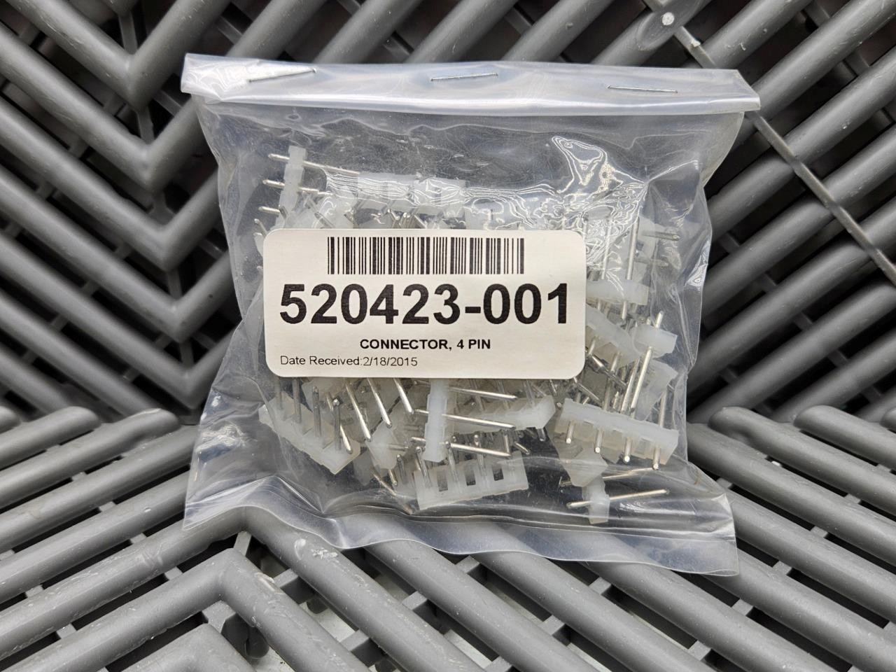 (50) New Molex 10081041 4-Pin KK Header 4 Circuit Male to Male Connectors - New - Image 3