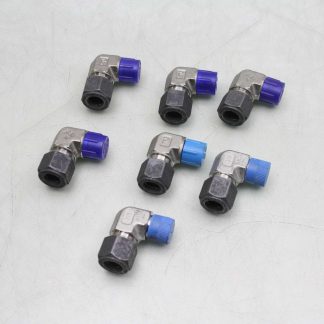 7 New Parker 8-6 CBZ-SS CPI Male Elbows / 1/2" Tube x 3/8" NPT / Stainless Steel - New