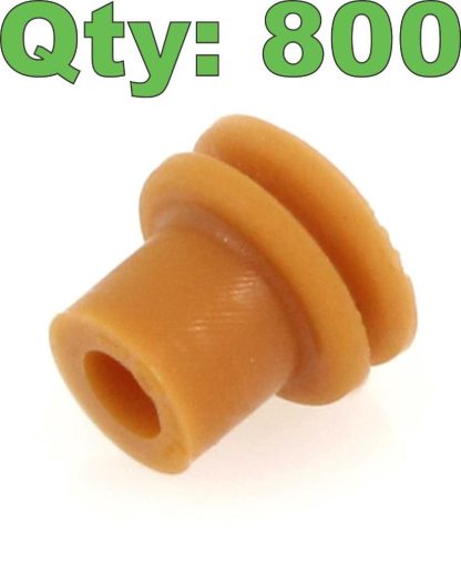 (800) New Aptiv 15366067 Tan Silicone Wire Seals GT 280 14-12 AWG - New - Image 6