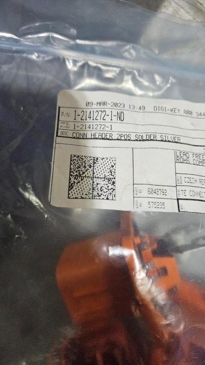 (9) New TE 1-2141272-1 AMP High Voltage Header Code A / HVA630 - New - Image 4