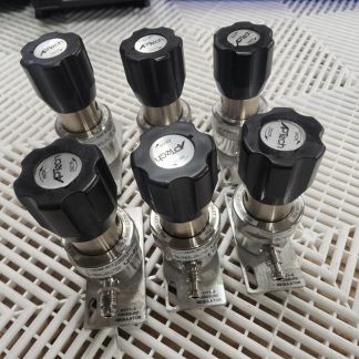 APTech AP1510SM 2PW MV4 MV4 Gas Diaphragm Regulator 1/4" Face Seal 2 - 100 PSI - Used