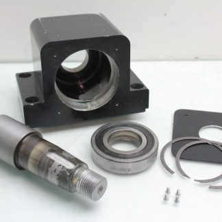 Custom Aluminum Machining Spindle SKF 6207-2RS1/C3GJN Dual Support Bearings - Used