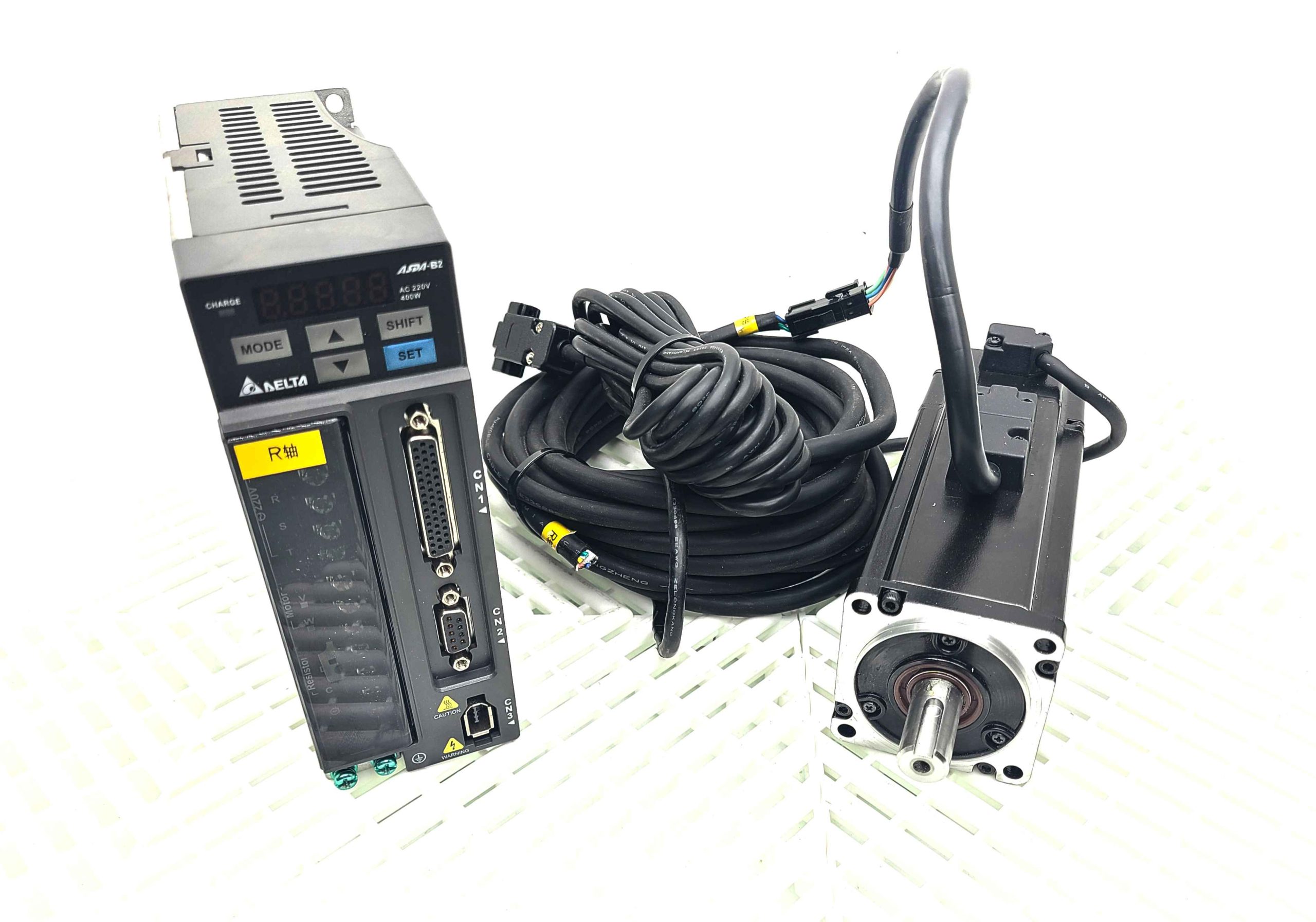 Delta Electronics AC Servo Motor ECMA-C20604SS w/ Servo Drive ASD-B2-0421-B - Used - Image 13