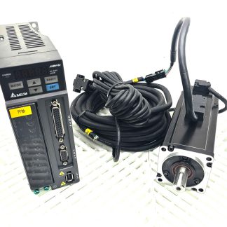 Delta Electronics AC Servo Motor ECMA-C20604SS w/ Servo Drive ASD-B2-0421-B - Used