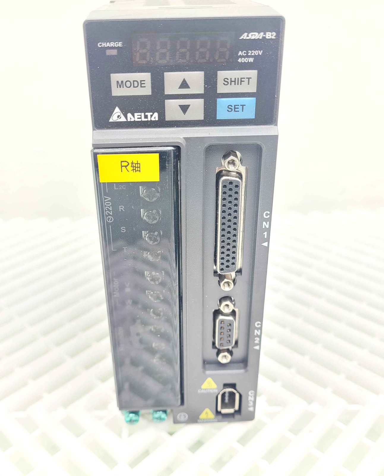 Delta Electronics AC Servo Motor ECMA-C20604SS w/ Servo Drive ASD-B2-0421-B - Used - Image 6