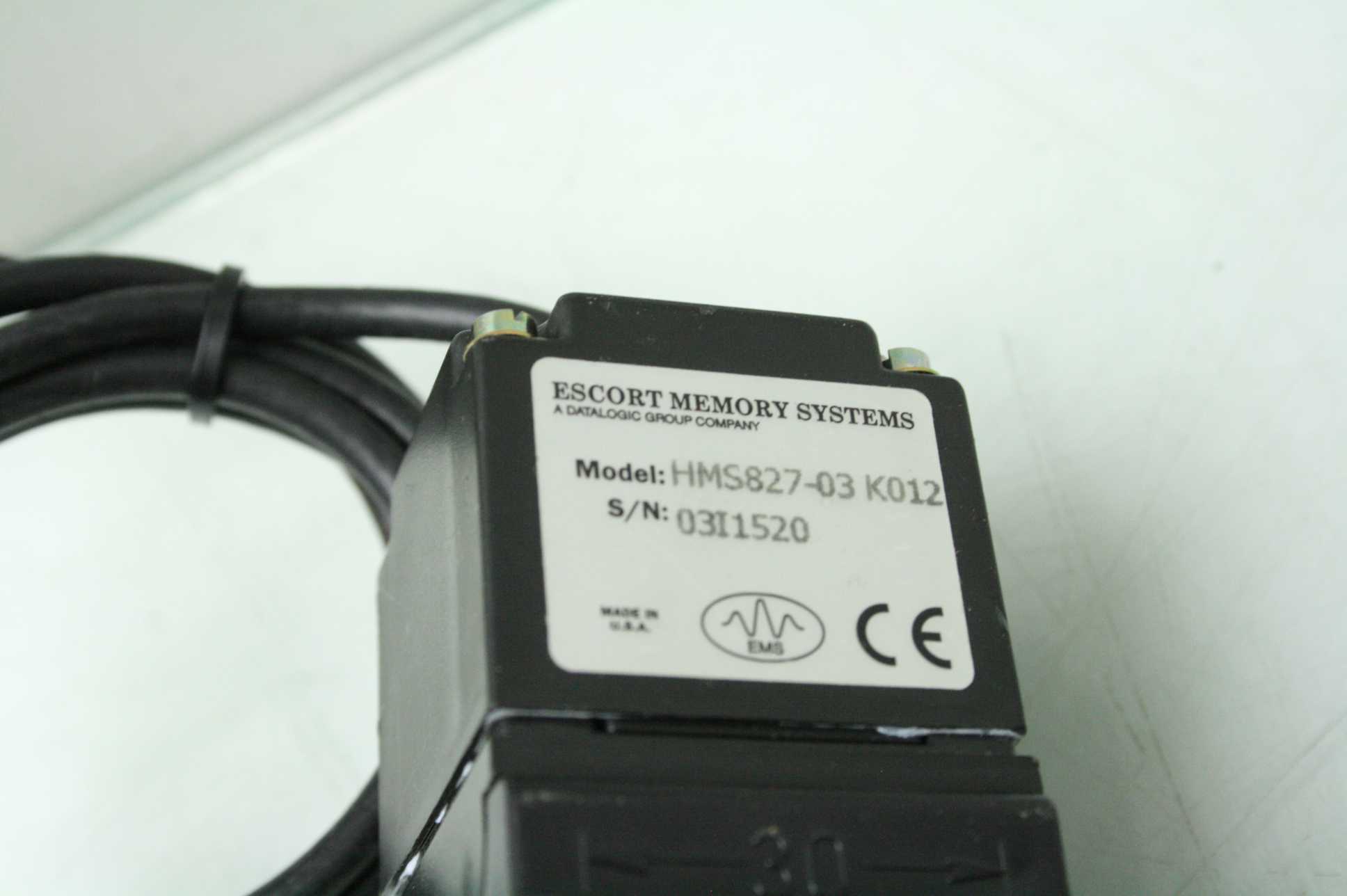 EMS HMS827-03 K012 Passive Reader / Writer w/ M18 Tubular Remote Antenna - Used - Image 16