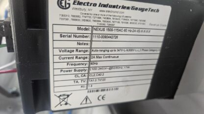 Electro Industries GaugeTech Nexus 1500 Power Analyzer with ACT-0024-200 CT's - Used - Image 18