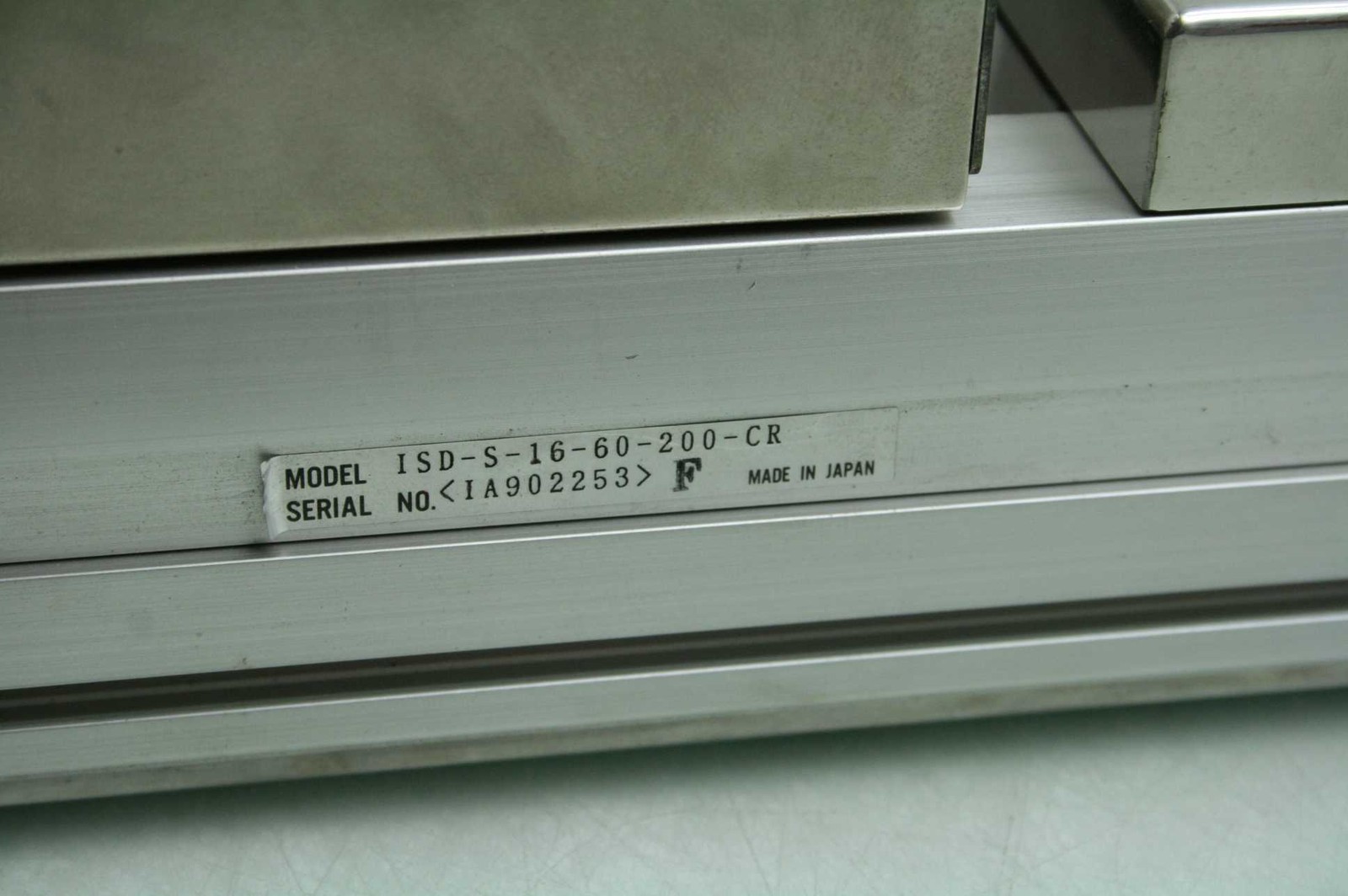 IAI Intelligent Actuator ISD-S-16-60-200-CR Ball Screw Actuator 200mm Travel 60W - Used - Image 6