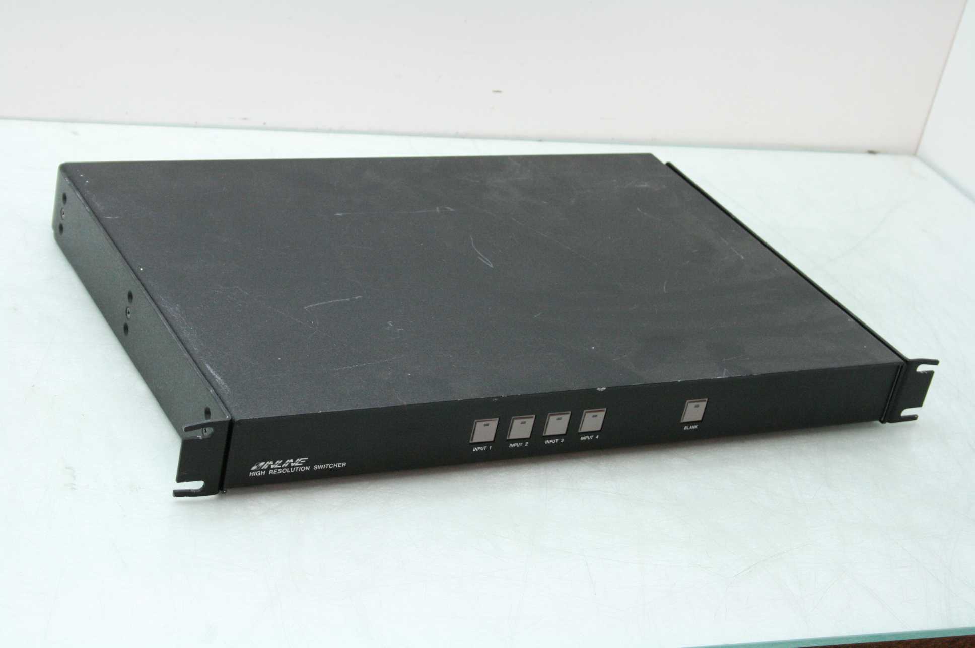 Inline 3654 High Resolution RGBHV Video Switcher Rack Mount 4-In 1-Out - Used - Image 14