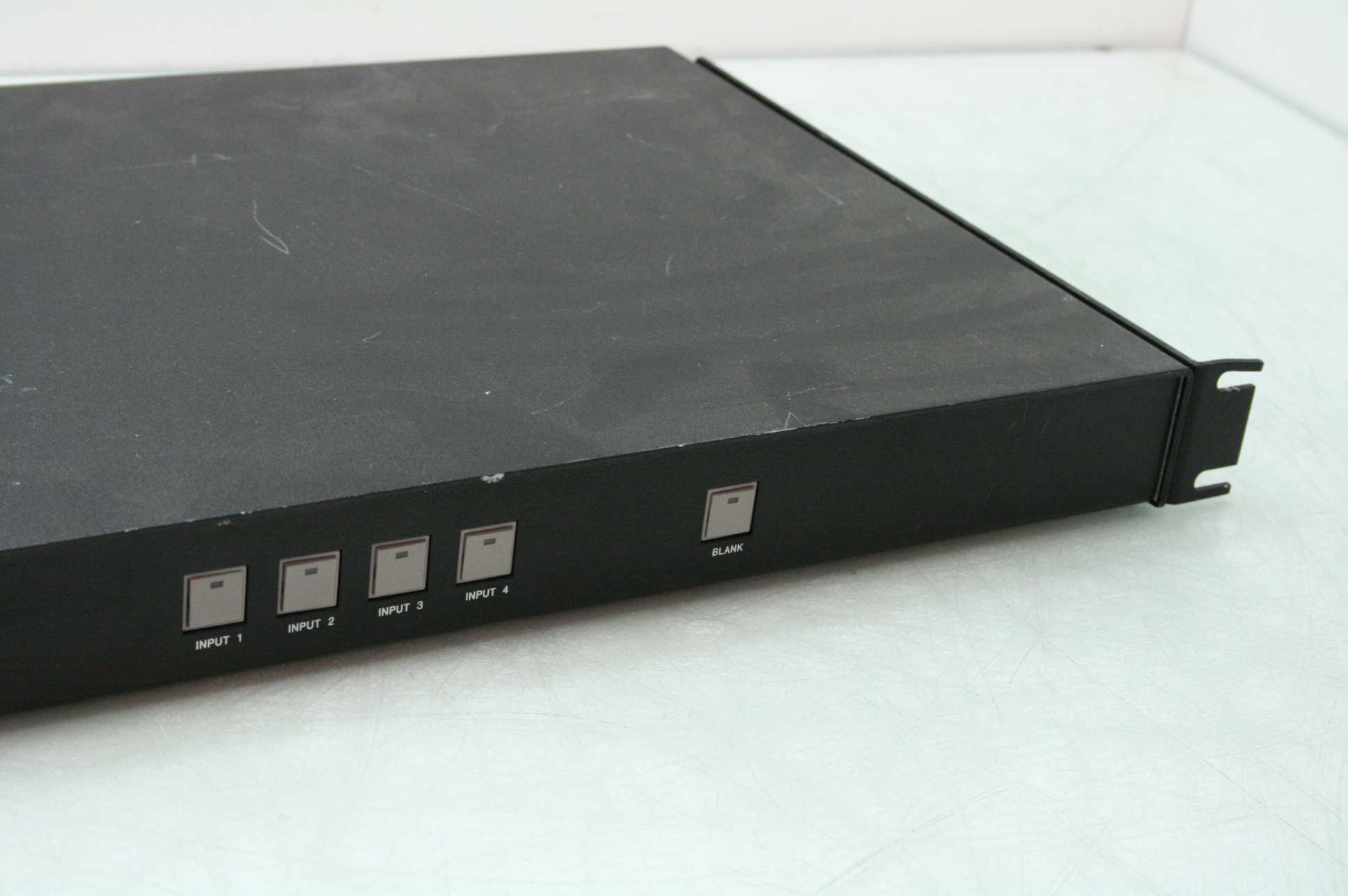 Inline 3654 High Resolution RGBHV Video Switcher Rack Mount 4-In 1-Out - Used - Image 15