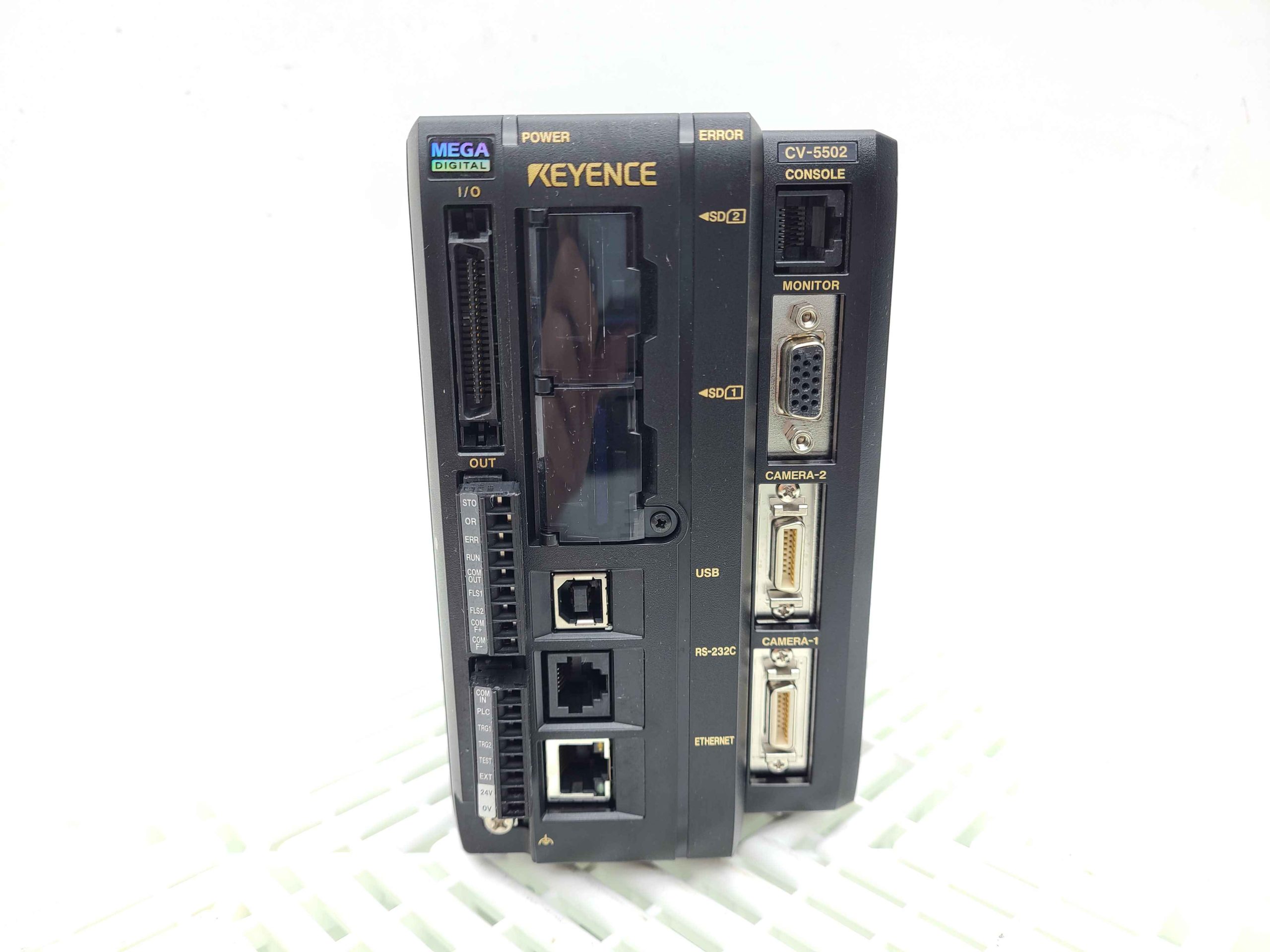 Keyence CV-5502 Console w/ Keyence CV-H200M Camera w/ Lens CA-LM4 and Filter - Used - Image 17