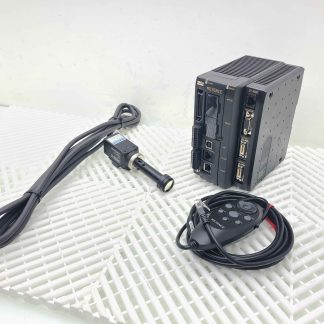 Keyence CV-5502 Console w/ Keyence CV-H200M Camera w/ Lens CA-LM4 and Filter - Used