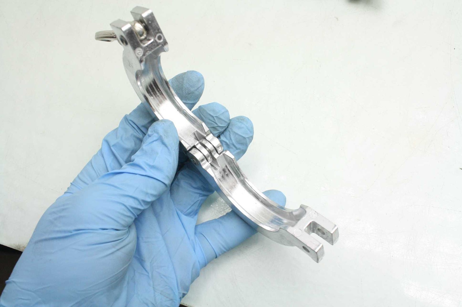 Lot of 10 Aluminum Sanitary Clamps / 2" / 2 Inches - Used - Image 6