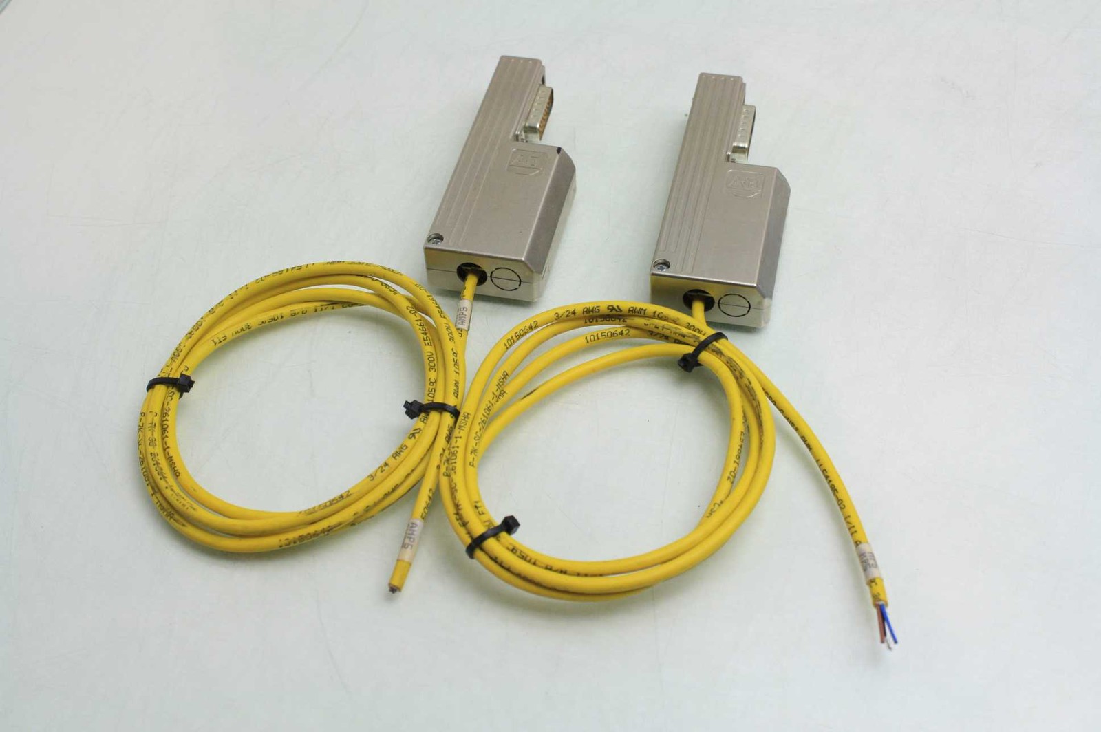 Lot of 2 Allen Bradley 2090-K6CK Male Servo Drive Feedback Connectors - Used