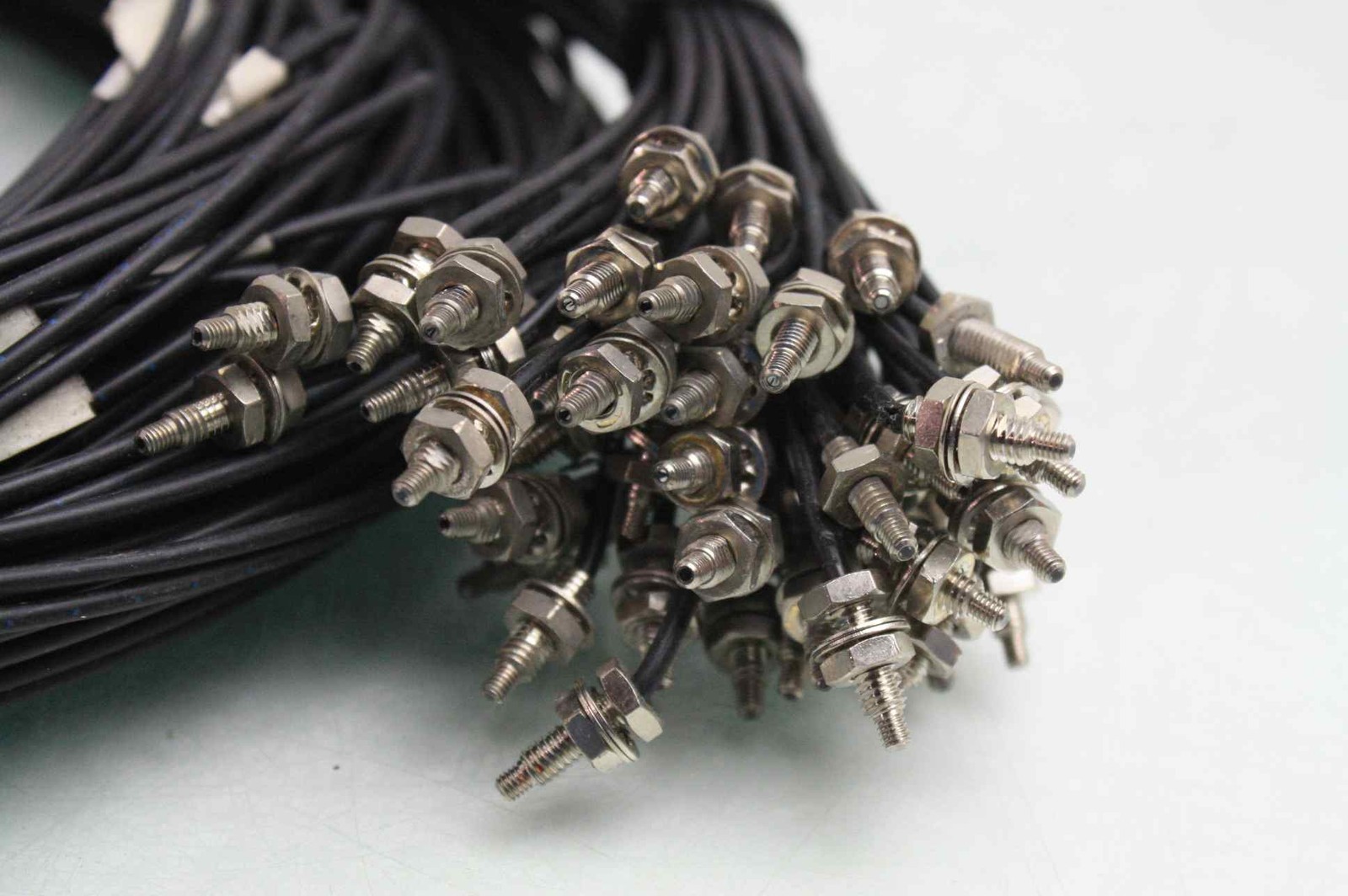 Lot of 45 Assorted Omron E32-TC200 Channel Fiber Optic Sensor Cables - Used - Image 3