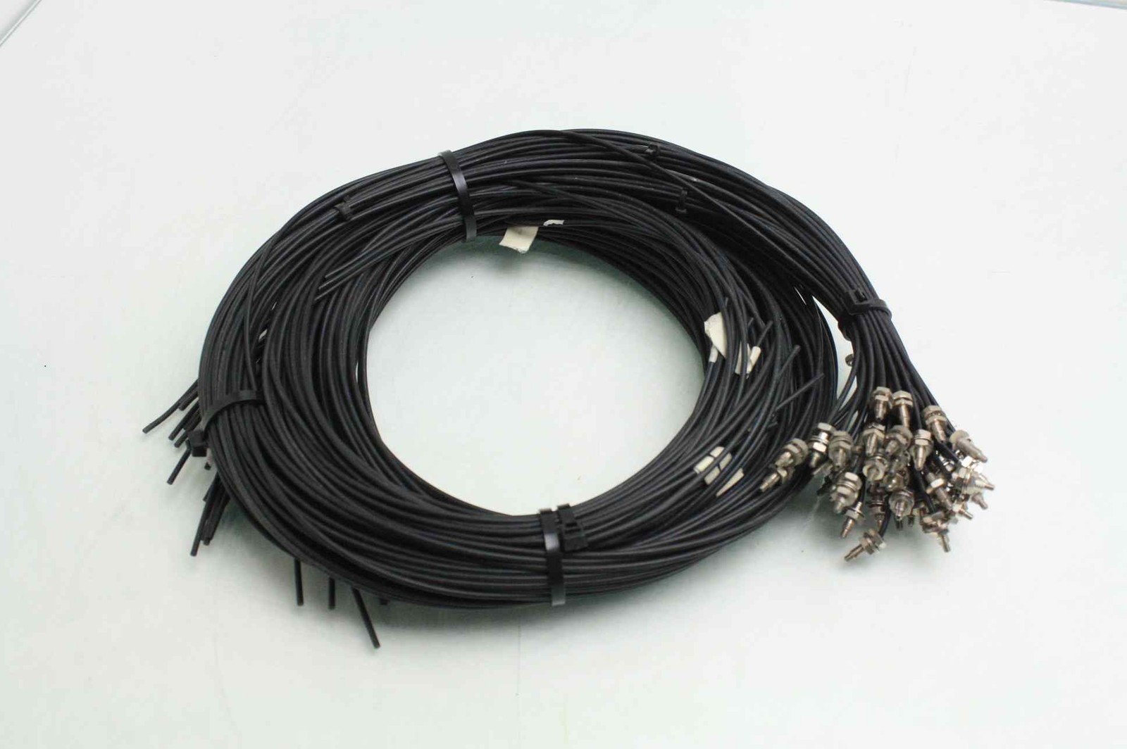Lot of 45 Assorted Omron E32-TC200 Channel Fiber Optic Sensor Cables - Used