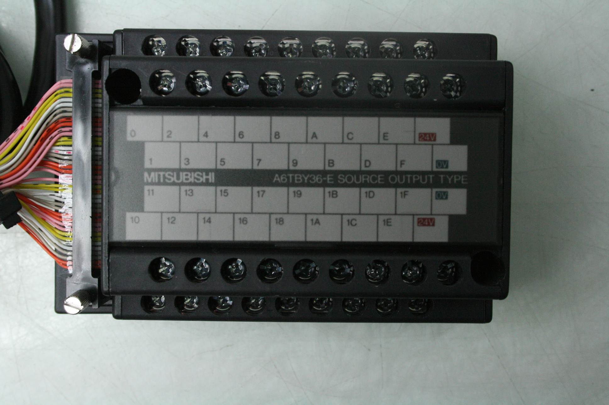 Mitsubishi QY81P Output Module PLC 12/24VDC with Terminal Board A6TBY36-E - Used - Image 20