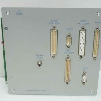 Mycrona Frontplatte CMM Motion Control Board, MCU 3000, PSteckerboard Ver.4-4 - Used