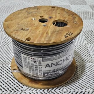 New 450' Anchor 2 AWG Welding Cable 600V Spool, 190A Rated - New