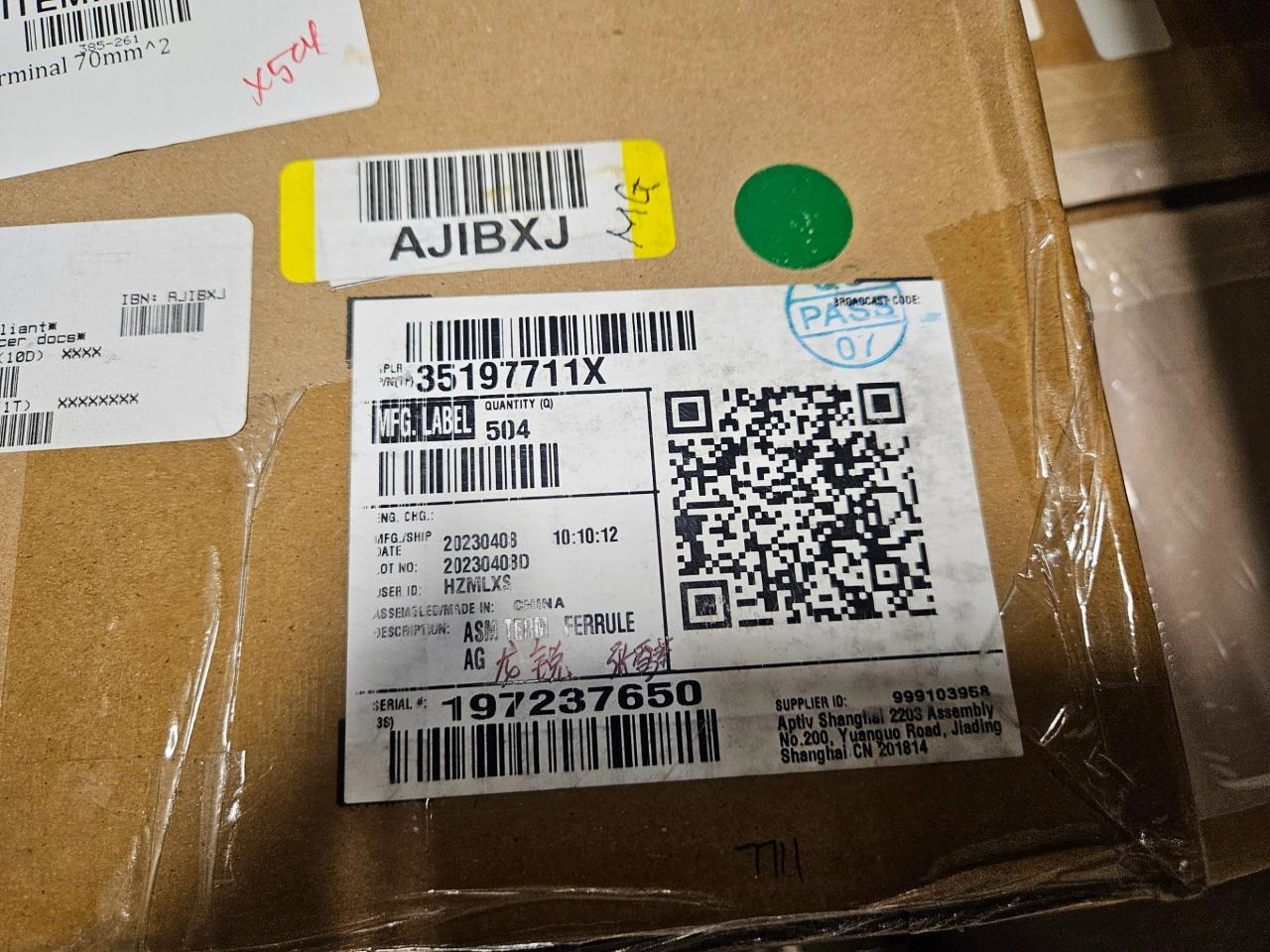 New Box of 504 Aptiv / Delphi 35197711 Asm Term Ferrule - New - Image 7