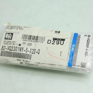 New SMC 80-VQ2301NY-5-X22Q Manifold Mount Plug-In Solenoid Valve - New