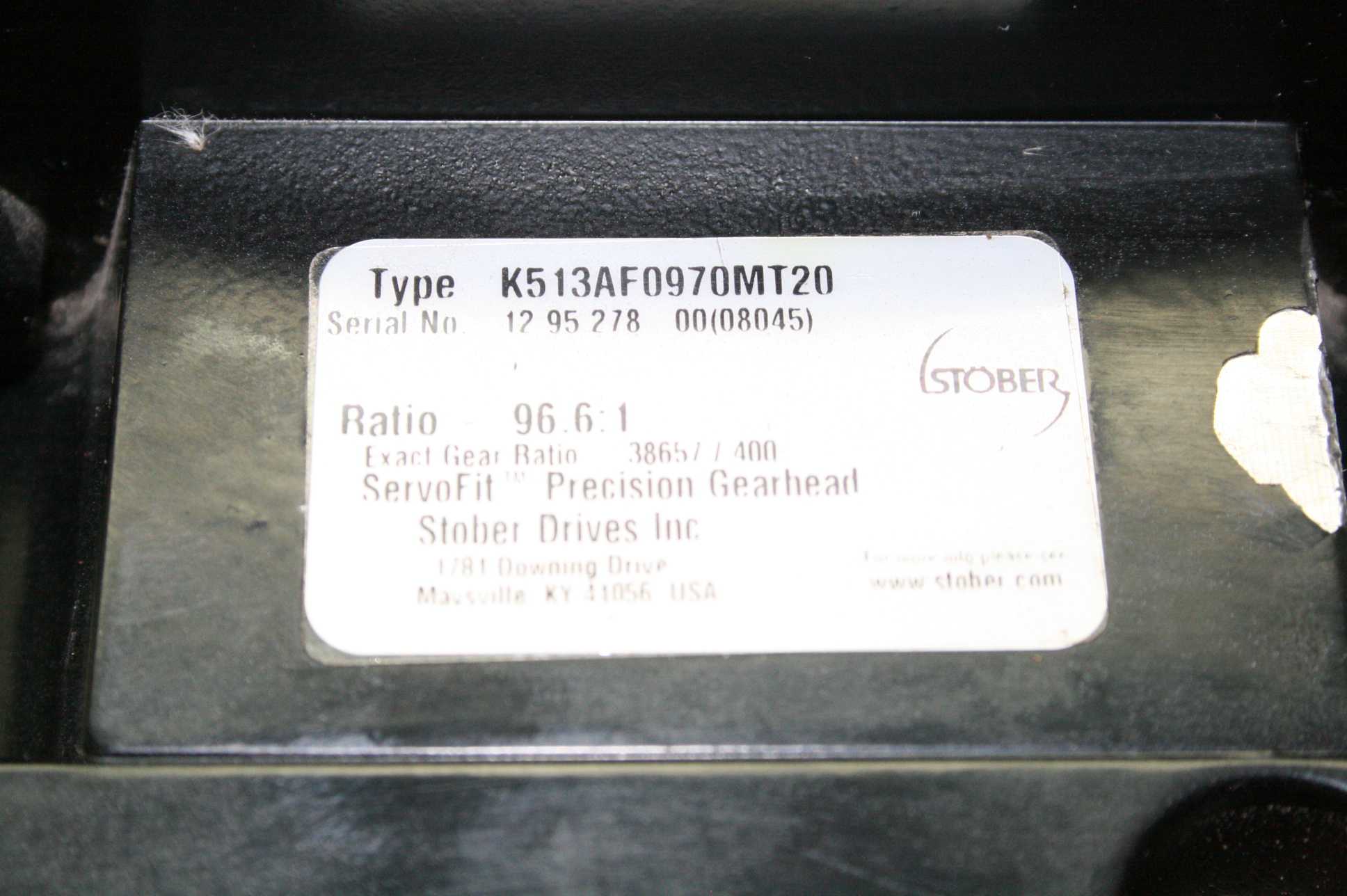 New Stober K513AF0970MT20 Right Angle ServoFit Precision Gearhead 96.6:1 - New other (see details) - Image 14