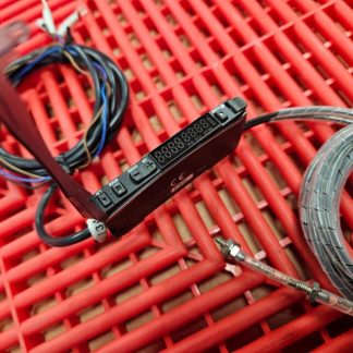 Omron  E3X-HD11 Fiber Amplifier with E32-T11R Thru Beam Sensor Heads - Used