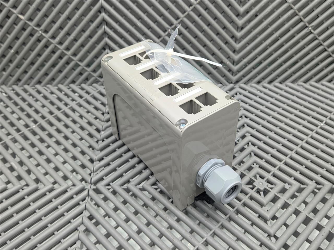 Panduit IndustrialNet FDME8RG Blank Patch Panel - New other (see details)