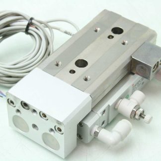 SMC 13-MXQ20L-40CS Clean Room Pneumatic Guided Cylinder 20mm Bore x 40mm Stroke - Used