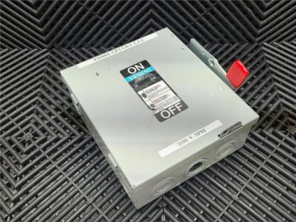 Siemens GNF321 General Duty Enclosed Safety Switch 240V AC / 250V DC Max, 30A - Used