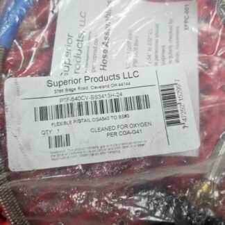 Superior PTF-540CV-BS3413H-24 High Pressure Oxygen Pigtail CGA540 to BS #3 - New