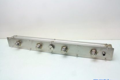 Swagelok Rectangular Aluminum Chemical Manifold Tank 36 x 4 x 4 with Fittings Used 171252974646