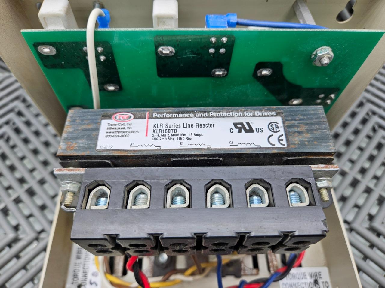 TCI KLCUL16A / KLR16BTB Output Filter Line Reactor 600 VAC, 16A - Used - Image 13