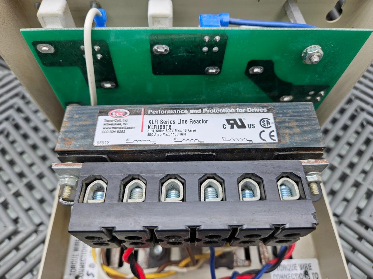 TCI KLCUL16A / KLR16BTB Output Filter Line Reactor 600 VAC, 16A - Used - Image 6