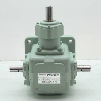 Tsubaki Emerson ED4M-1-LR-O-Y Miter Right Angle Gear Reducer 3-Way 1:1 Ratio - Used