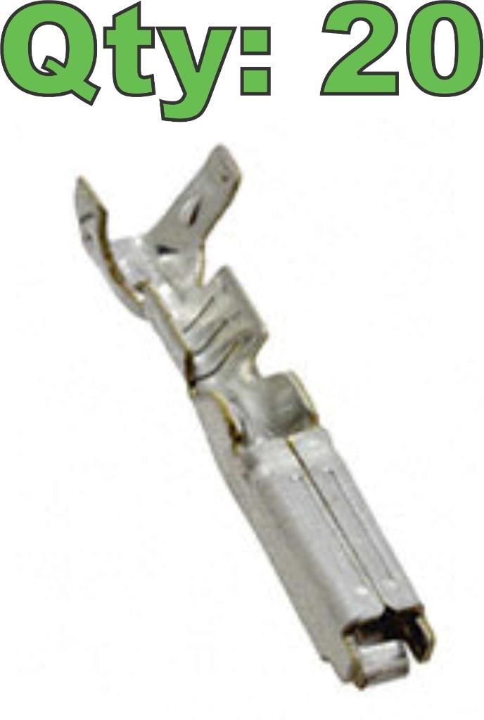 (20) New TE Connectivity CT 173631-1 Multi-Lock Female Contacts 16-20 AWG - New - Image 19