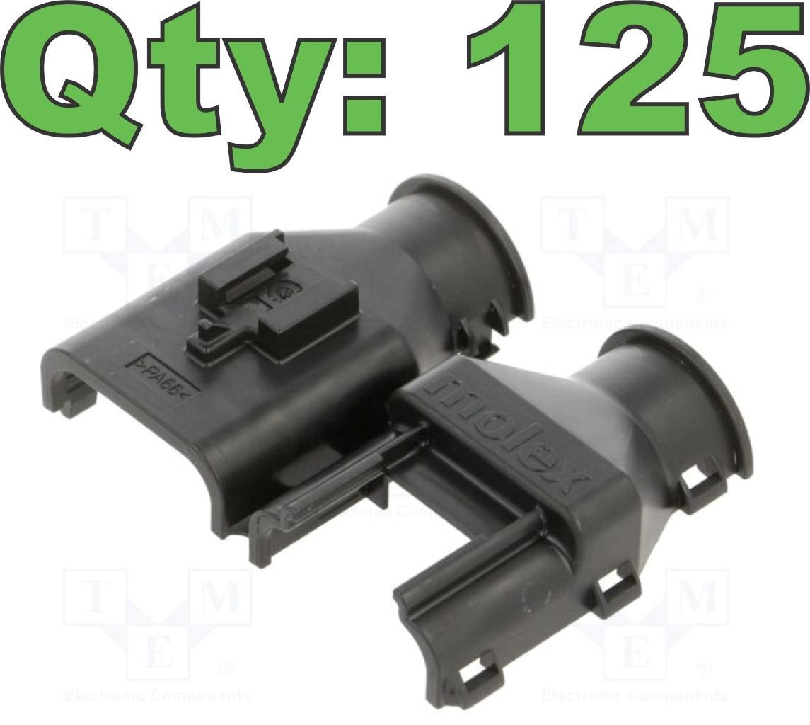 (125) New Molex 34951-1210 MX150 Backshell / Female 12 Way Connector with Ribs - New - Image 10