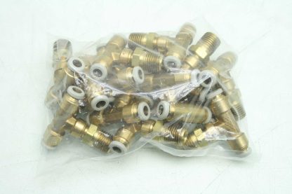 14 New Parker W172PL 4 4 Push to Connect Brass Tee Pipe Fittings Prestolock New 173233202407 18