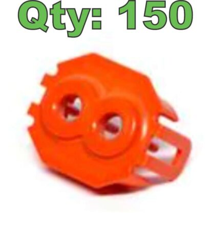 (150) New Aptiv 13824779 HV280 Lock Retainer Orange - New - Image 7