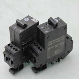 2 Allen Bradley 1492-GS2G050 Circuit Breakers 5A Two Pole - Used