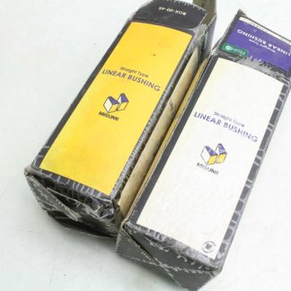 2 NIB Misumi LMUW40 Linear Bushings / 40mm Diameter / 151mm L / Ball Bearing - New