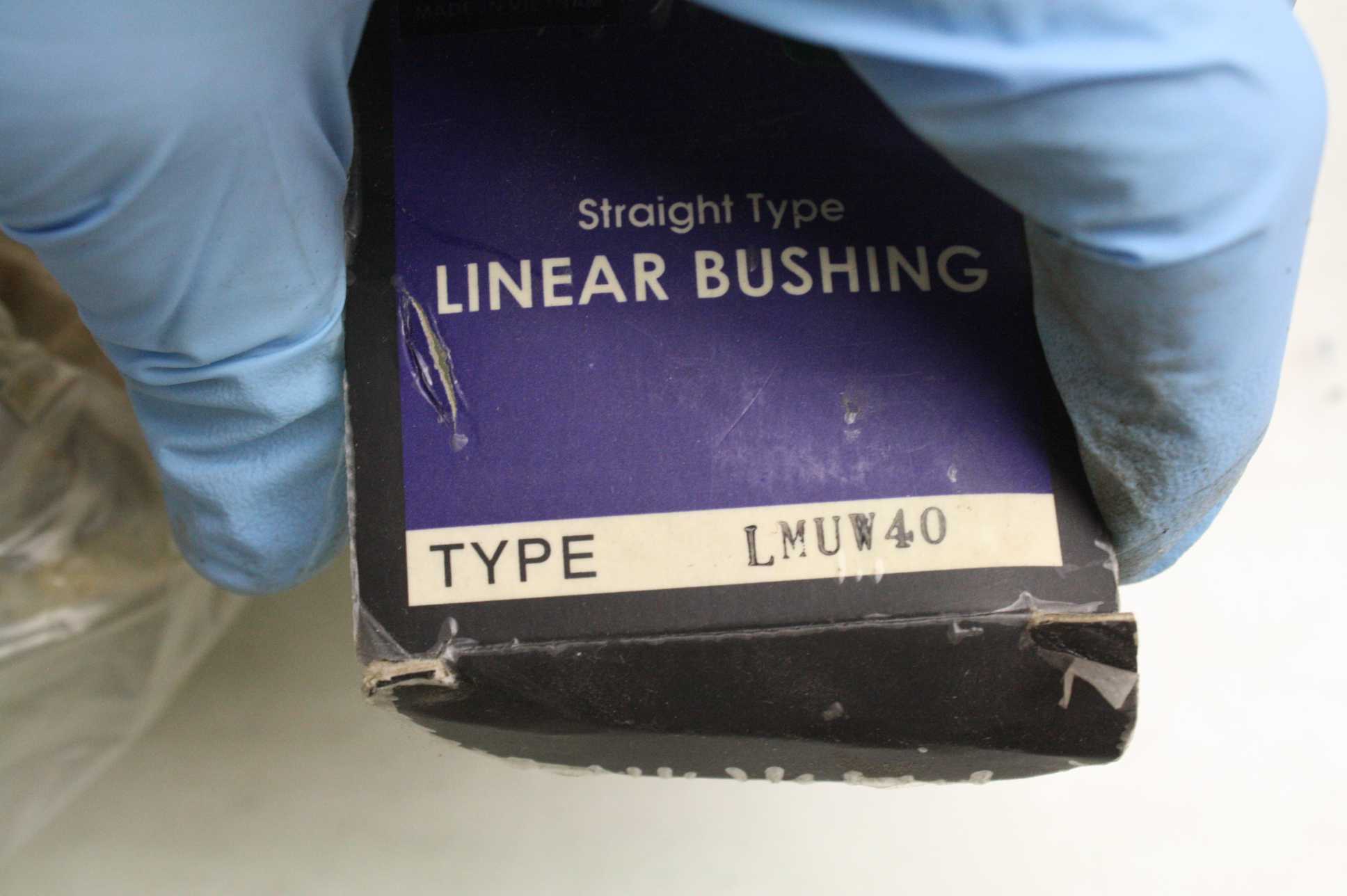 2 NIB Misumi LMUW40 Linear Bushings / 40mm Diameter / 151mm L / Ball Bearing - New - Image 9